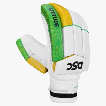 Attitude Batting Gloves (Green/Yellow)