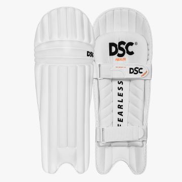  Flex Lite Moulded Batting Leg Guard (White)