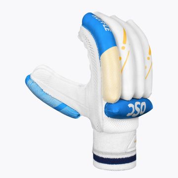 Ruffle Batting Gloves (Blue/Yellow)