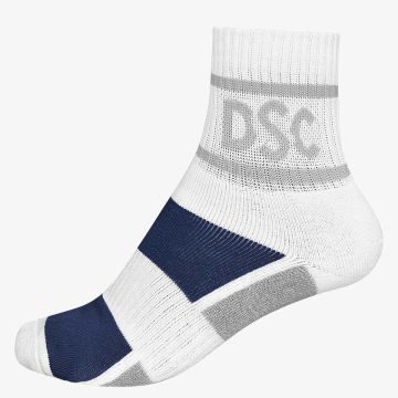 DSC 05 Cricket Socks (White/Navy/Grey Melange)