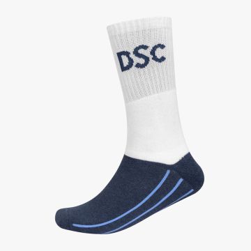 Intense Passion Cricket Socks (White/Denim Blue)