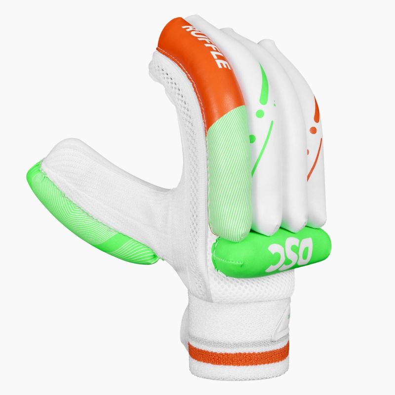 Ruffle Batting Gloves Green